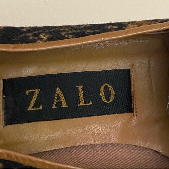 ZALO Tapestry Flats Slip-On Loafer ELEPHANT Print Design Size 5 - Picture 6 of 7